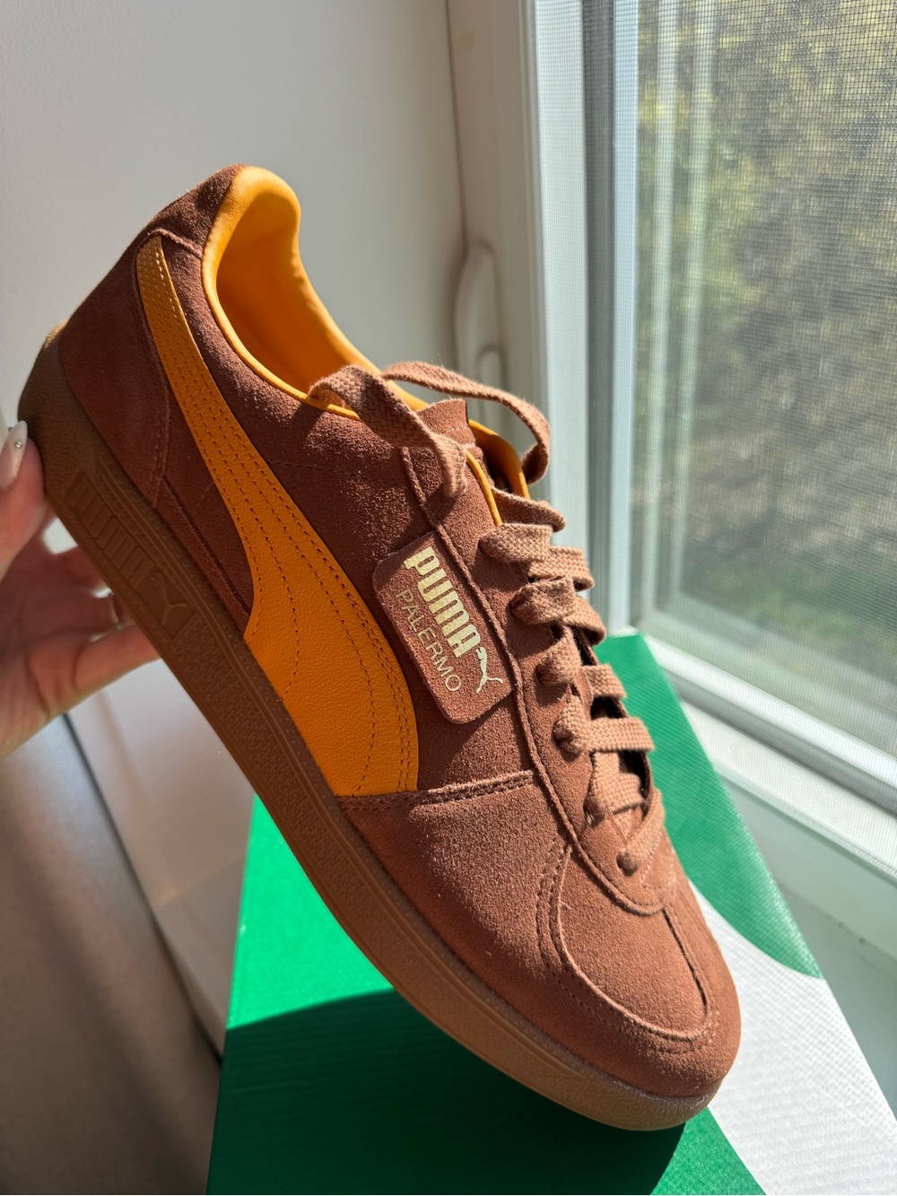 Puma Palermo - Men’s - Mushroom Brown & Ginger Tea - Picture 2 of 4